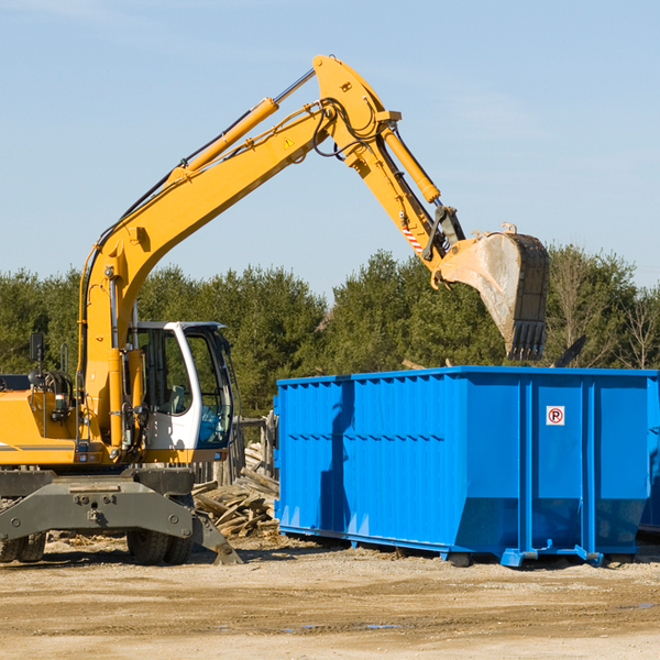 what happens if the residential dumpster is damaged or stolen during rental in Garcon Point